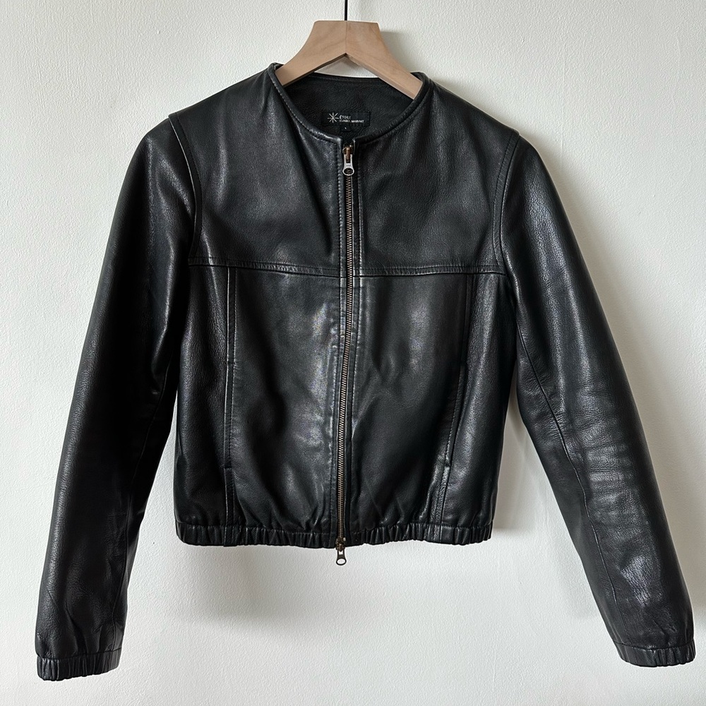 Etoile Isabel Marant Black Leather Jacket